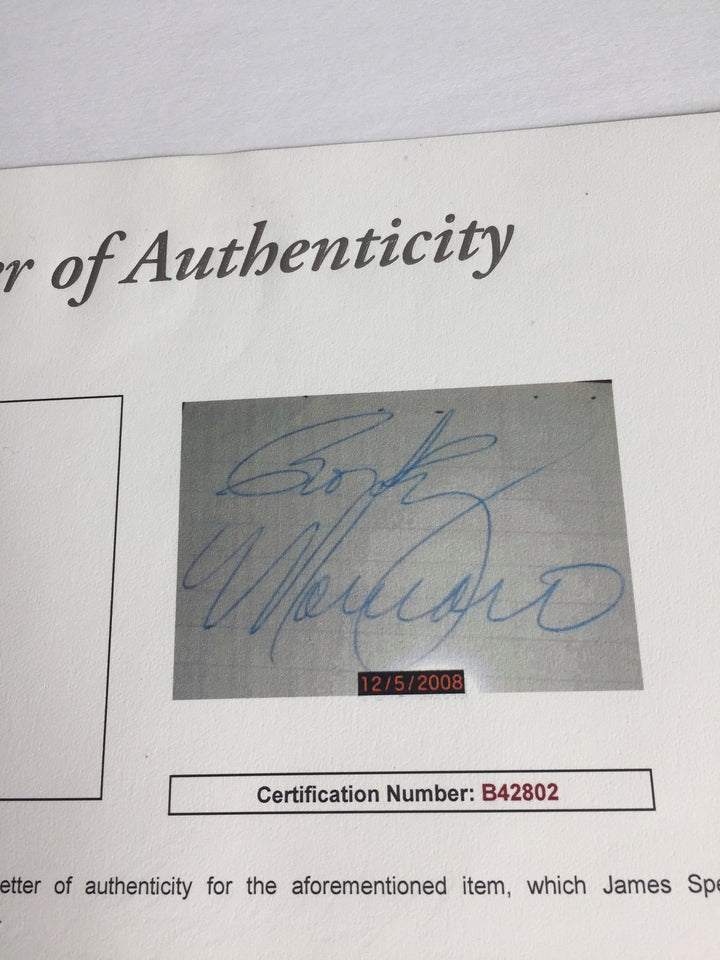 Rocky Marciano Signed Cut JSA COA Autograph Full Signature LOA  D.1969