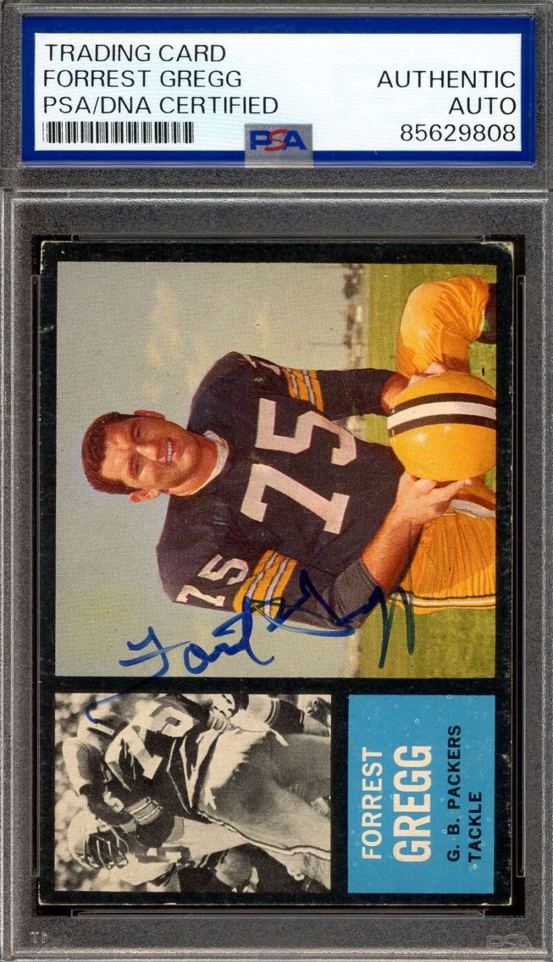 Forrest Gregg PSA DNA Signed 1962 Topps Autograph Packers