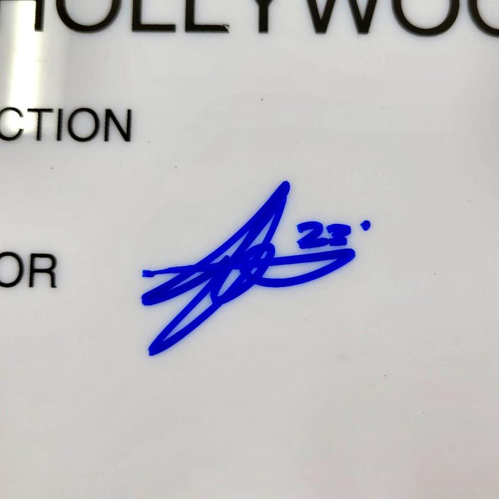 Joel Crawford signed Directors Clapboard Clapperboard Puss in Boots BAS Beckett