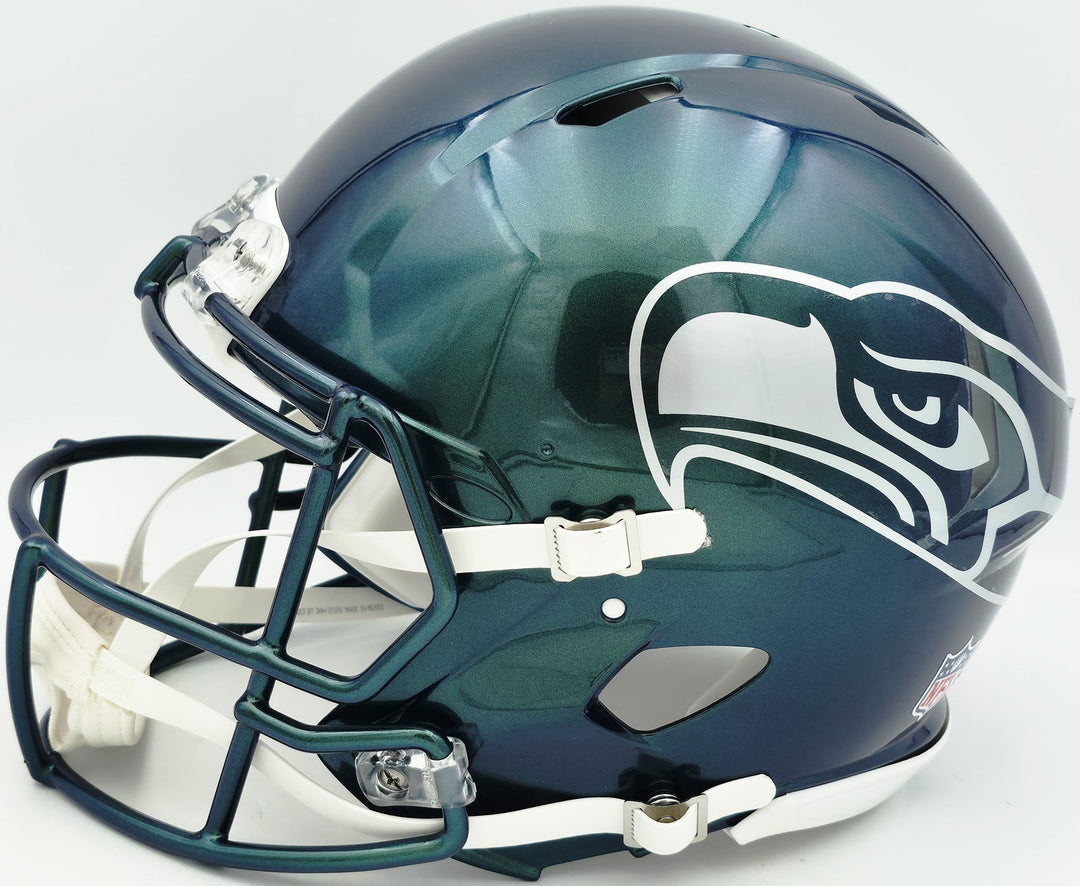 Sam Darnold Auto Seahawks Rivalries Full Size Speed Authentic Helmet Beckett Wit