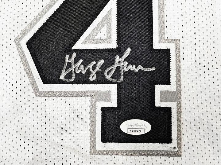 San Antonio Spurs George Gervin Autographed Signed White Jersey JSA