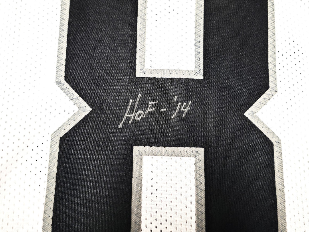 Oakland Raiders Ray Guy Signed White Jersey "HOF 14" Beckett