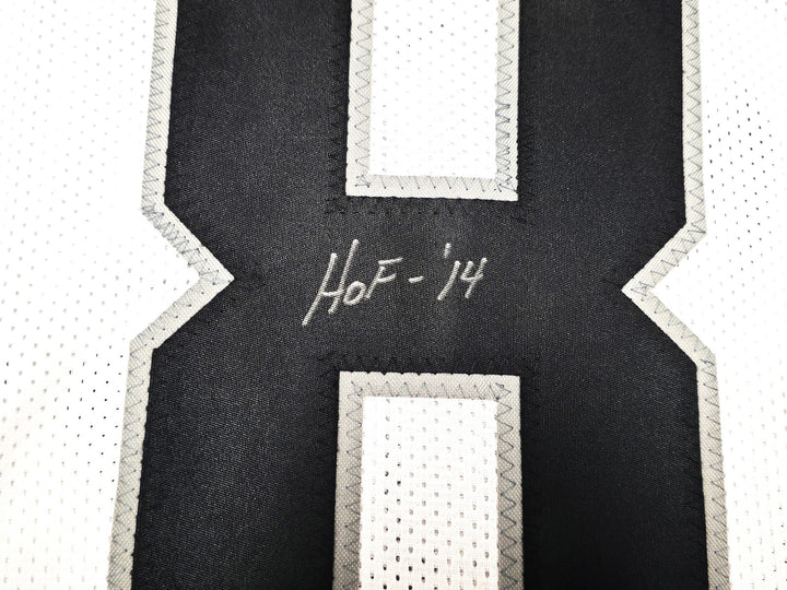 Oakland Raiders Ray Guy Signed White Jersey "HOF 14" Beckett