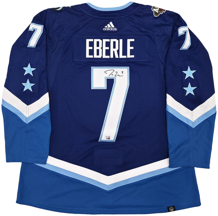 Kraken Jordan Eberle Auto Blue Adidas 2022 All Star Game Jersey Size 54 Fanatics