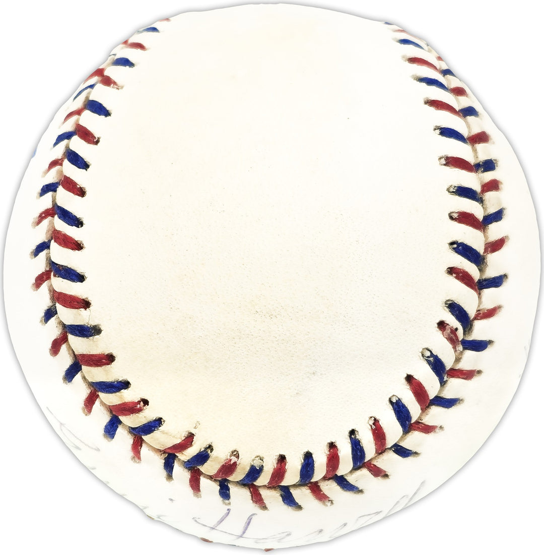 Ernie Harwell Signed Official 1995 ASG Logo MLB Baseball Tigers Beckett V68085
