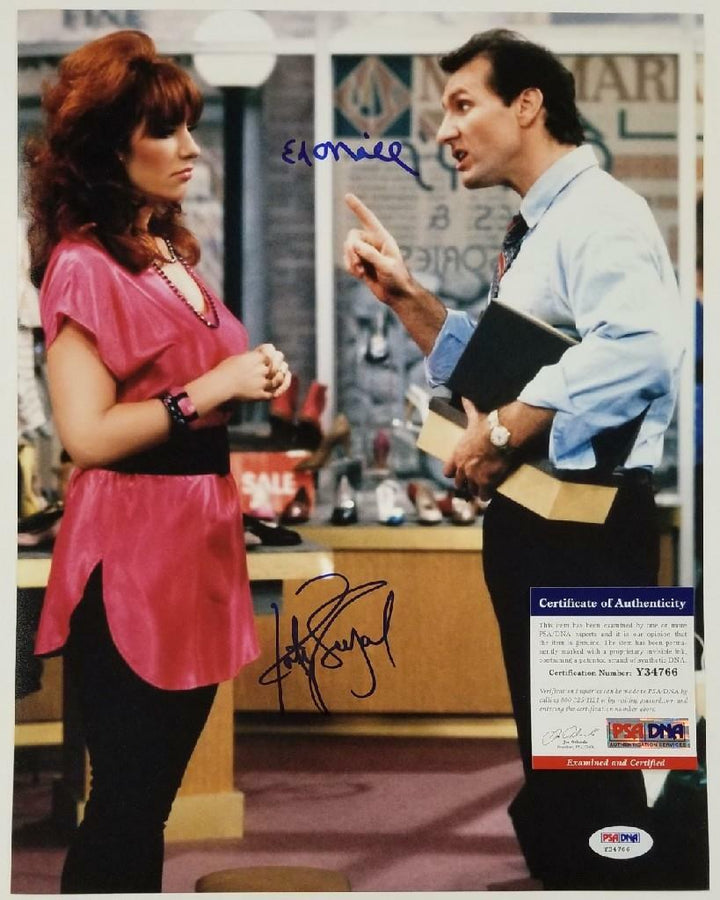 Ed O'neill / Katey Sagal signed 11x14 Photo #1 (A) Married With Children PSA COA