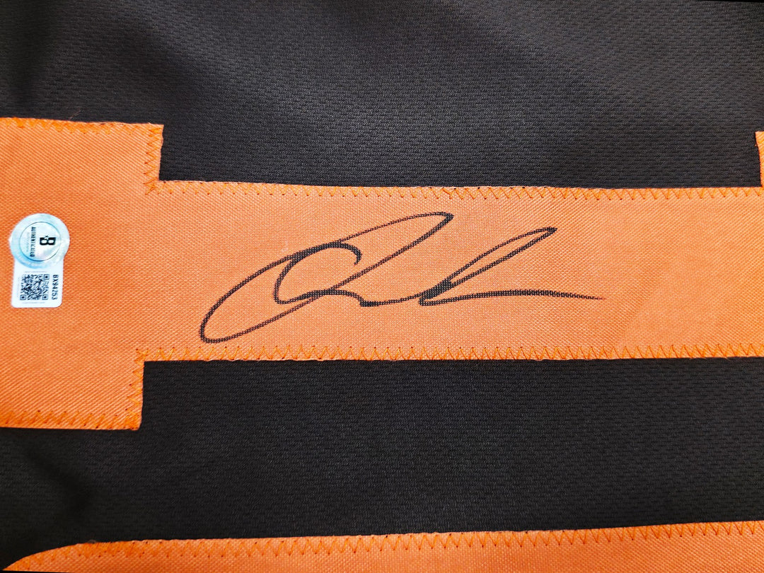 Cleveland Browns Quinshon Judkins Signed Brown Jersey Beckett BAS Witness