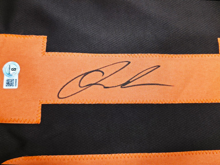 Cleveland Browns Quinshon Judkins Signed Brown Jersey Beckett BAS Witness