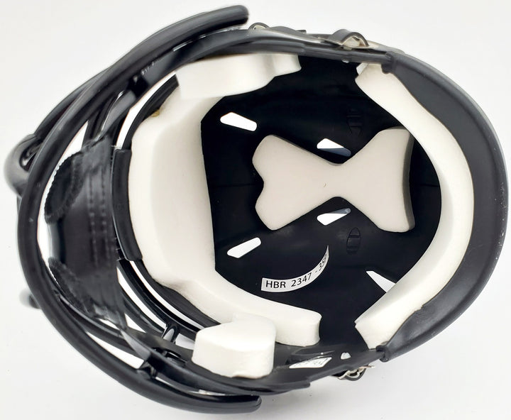 Zach Wilson Signed BYU Cougars Matte Black Speed Mini Helmet Beckett BAS