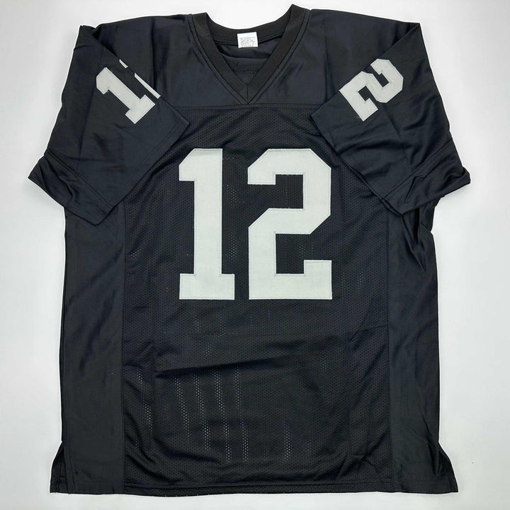 Facsimile Autographed Rich Gannon Oakland Las Vegas Black Reprint Jersey XL