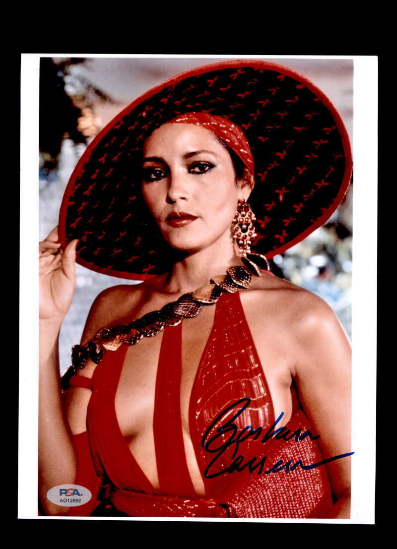 Barbara Carrera PSA DNA Signed 8x10 Photo James Bond Autographed