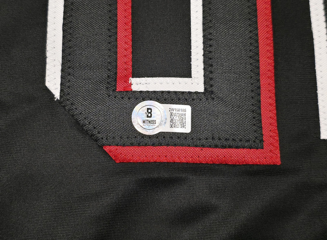 Cincinnati Reds Rhett Lowder Signed Black Jersey Beckett Witness