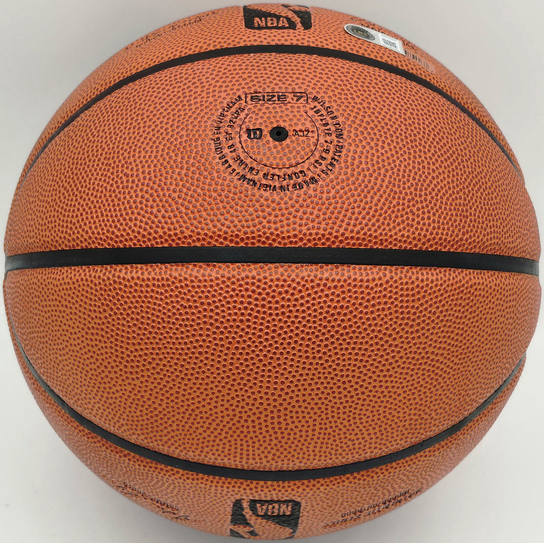 Kevin Garnett Signed Series Indoor/Outdoor Basketball Celtics, BAS Witness