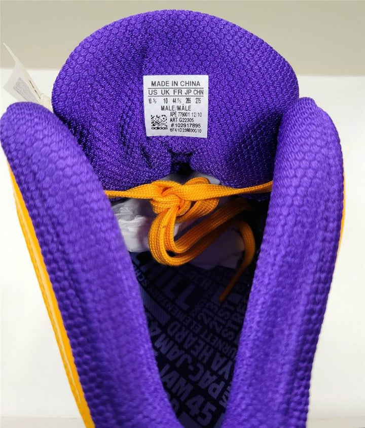 Snoop Dogg signed "Lakers" Adidas adiPure Shoes Autograph ~ Beckett BAS