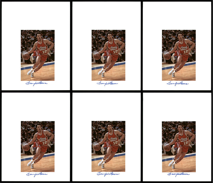 Lenny Wilkens Autographed Signed 8.5x11 Photo 12 Count Lot Portland Blazers