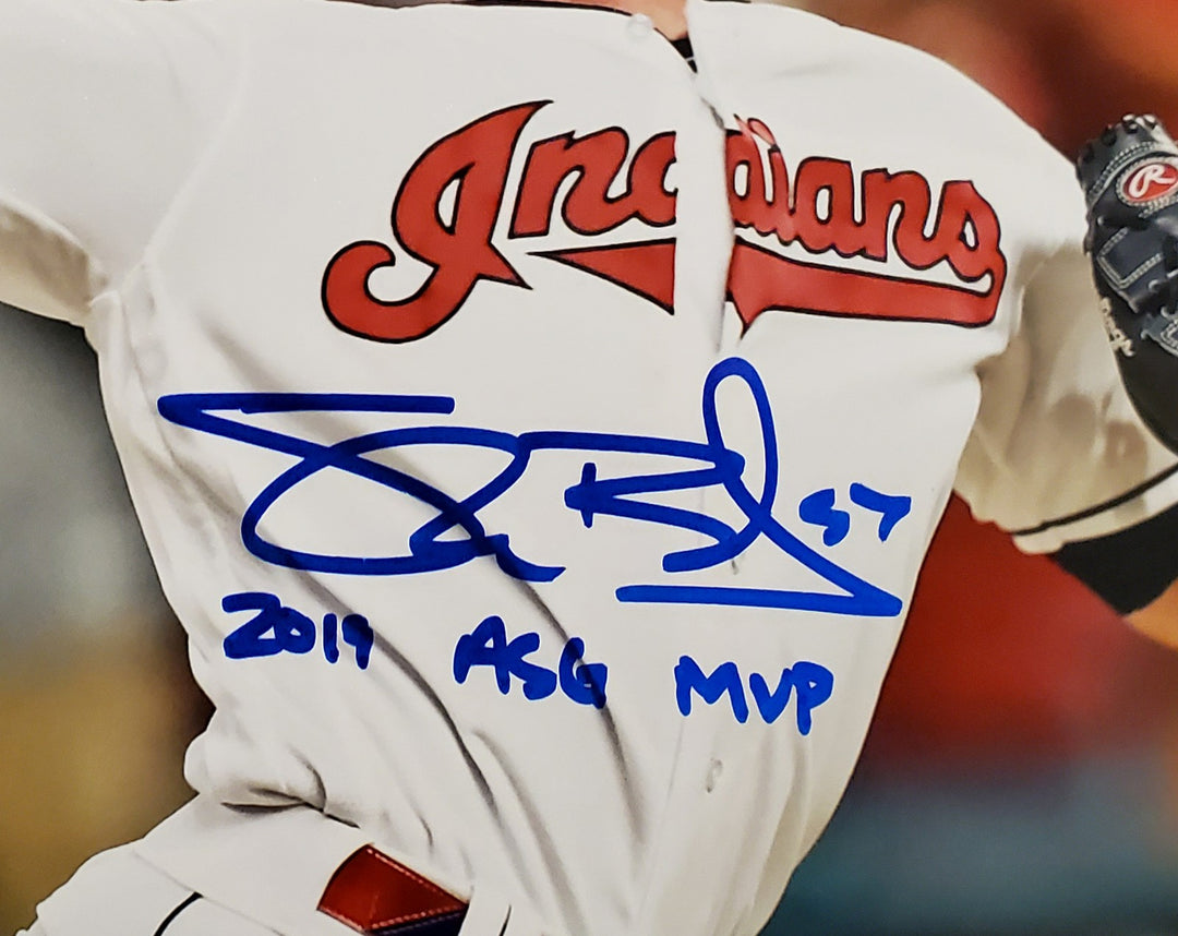 Shane Bieber Signed 16x20 Photo Cleveland Indians "2019 ASG MVP" Beckett