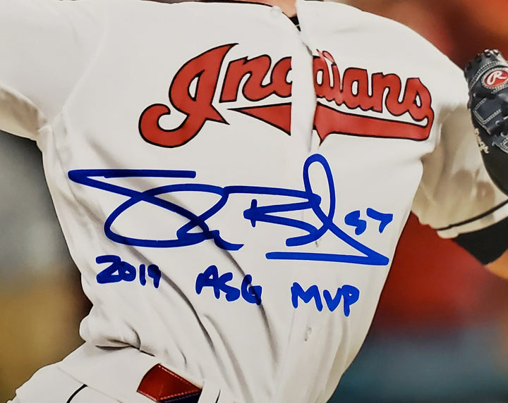 Shane Bieber Signed 16x20 Photo Cleveland Indians "2019 ASG MVP" Beckett