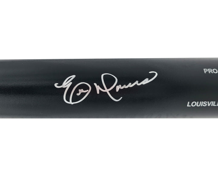 Eric Davis Signed Black Louisville Slugger Pro Stock Bat BAS Witness