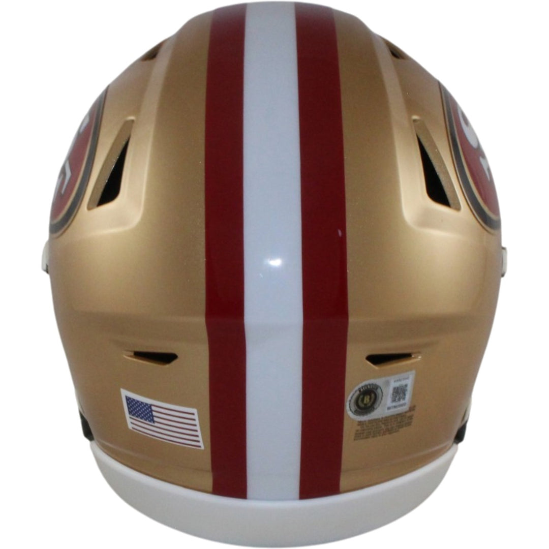 Brock Purdy Autographed San Francisco 49ers Mid-Size Midi Helmet Beckett W 56906
