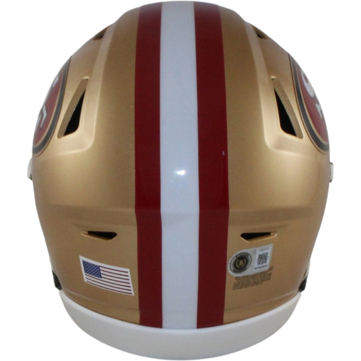 Brock Purdy Autographed San Francisco 49ers Mid-Size Midi Helmet Beckett W 56906