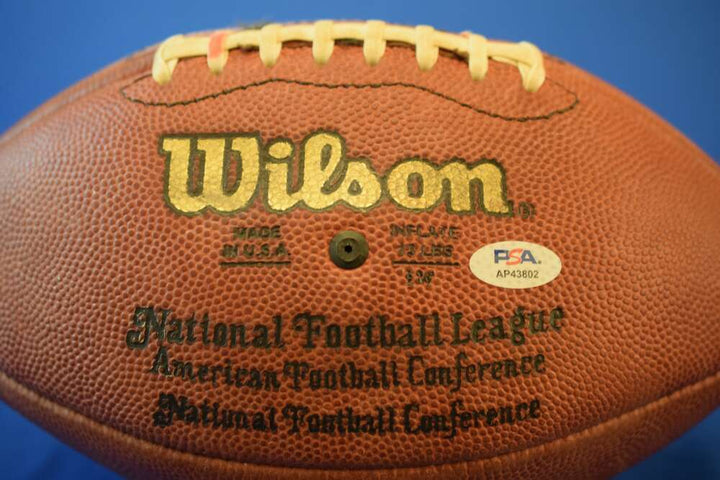 Jim Otto PSA DNA Autographed Official NFL Signed Football HOF 1980