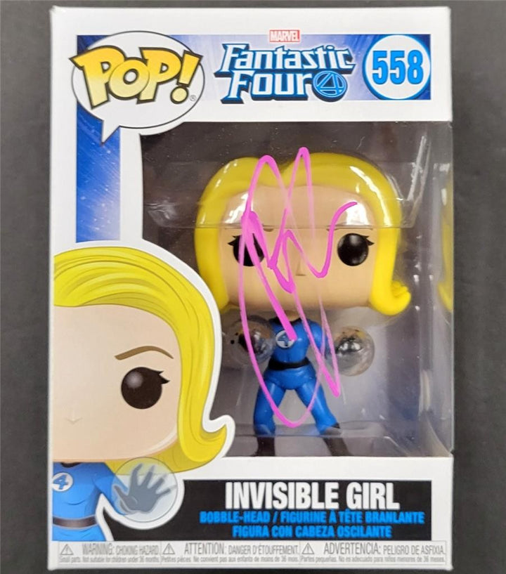 Jessica Alba signed Invisible Girl Funko Pop! 558 Fantastic Four autograph C JSA