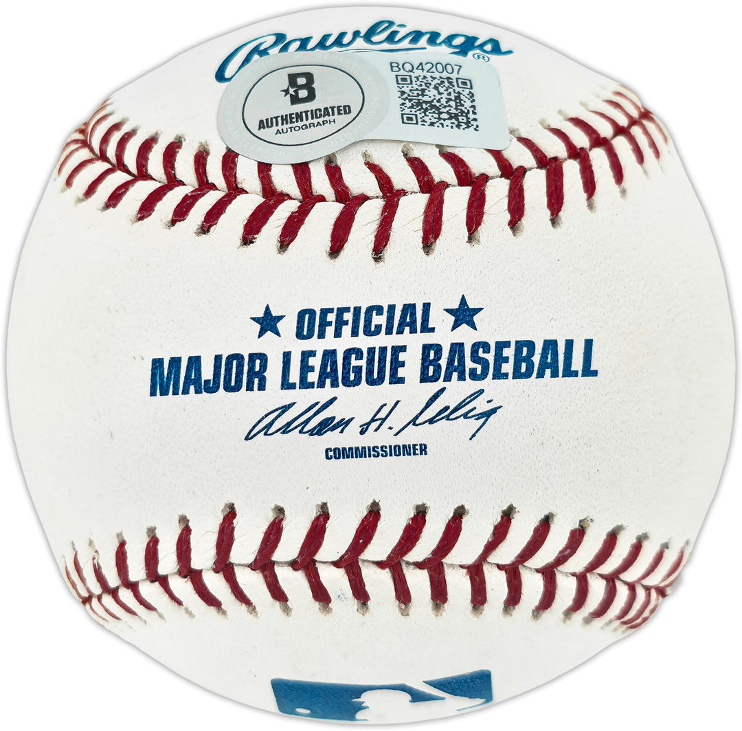 Ron Santo Signed MLB Baseball Chicago Cubs "69 Cubs" Beckett #BQ42007