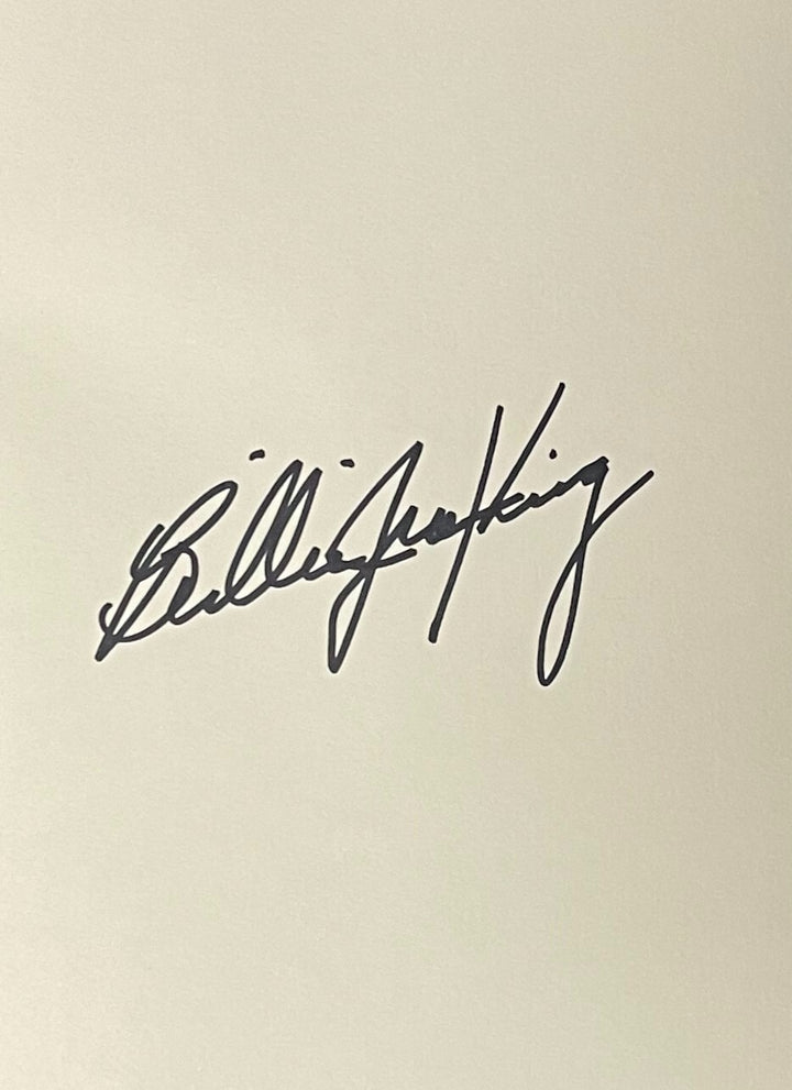 Billie Jean King signed 2021 All In: An Autobiography Hardcover Book- COA Tennis