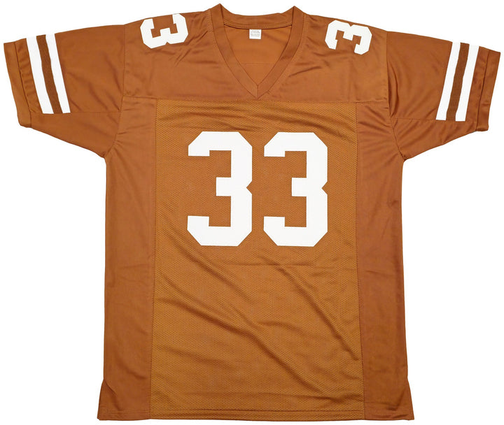 Texas Longhorns D'Onta Foreman Autographed Signed Orange Jersey Beckett Witness