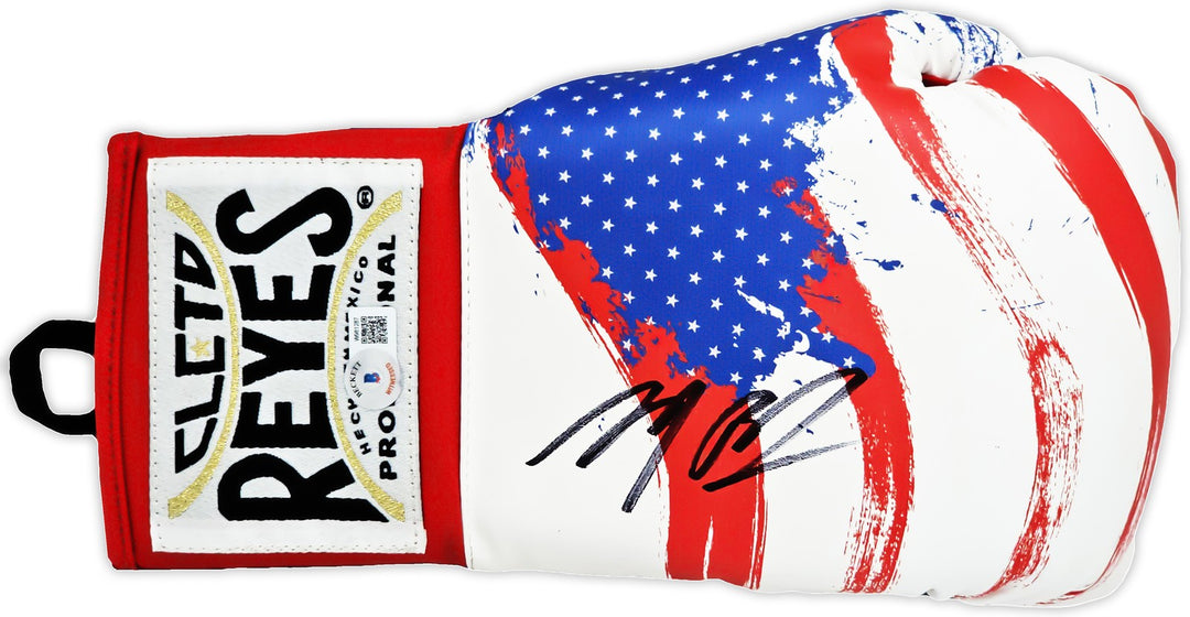 Michael B. Jordan Auto Red, White & Blue Reyes Glove Right Handed RH Beckett Wit