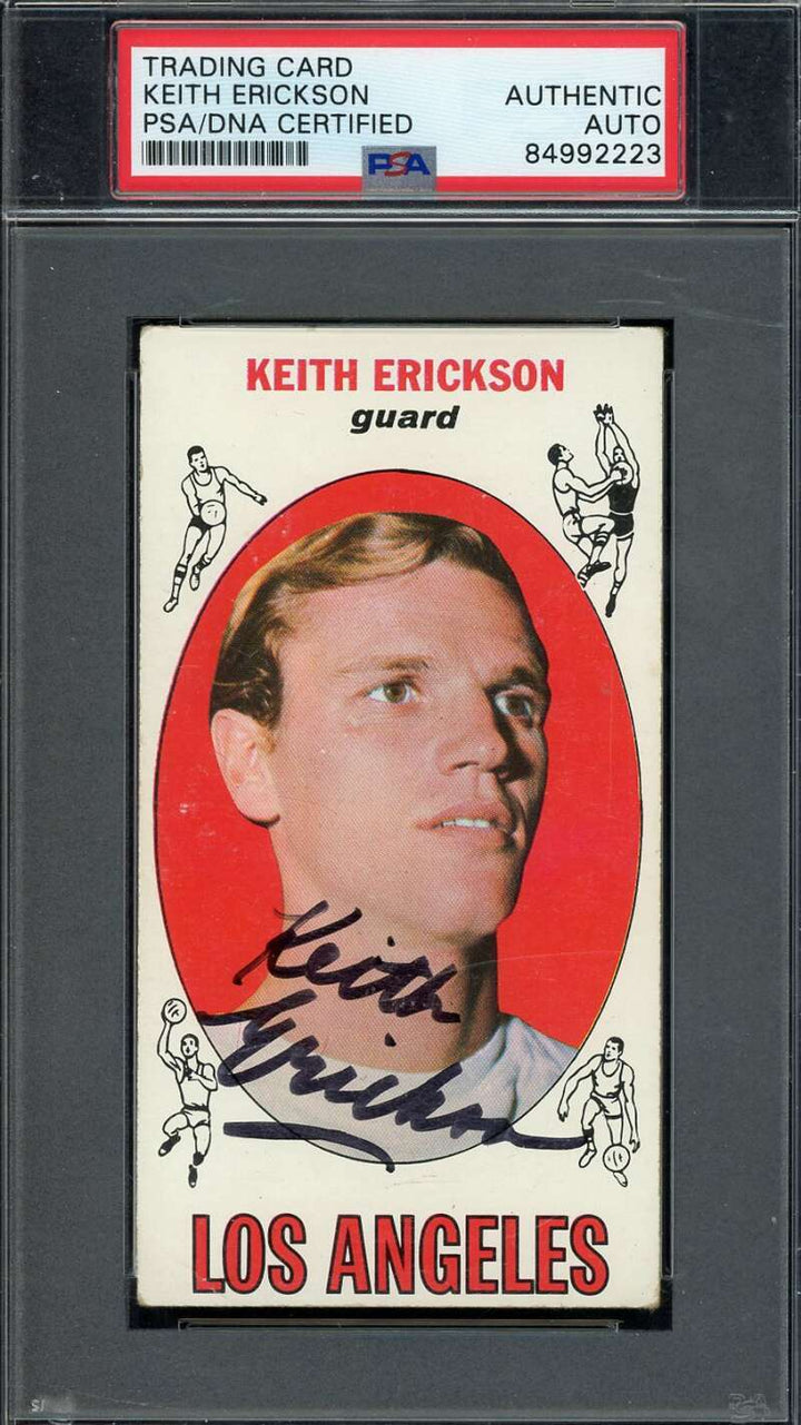 Keith Erickson PSA DNA Signed 1969-70 Topps Rookie Autograph