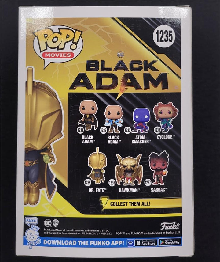 Pierce Brosnan signed Black Adam Dr. Fate Funko Pop! autograph Beckett BAS Holo