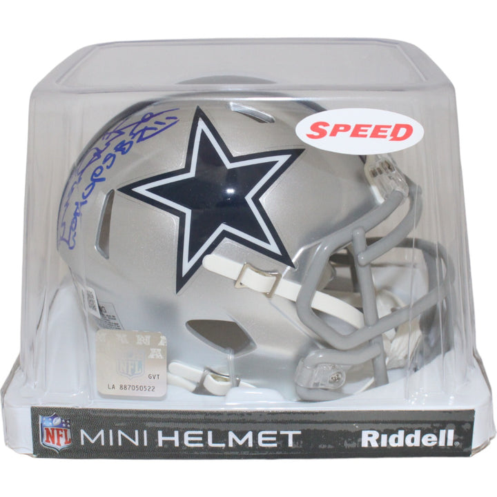 Randy White Signed Dallas Cowboys SB CO MVP Mini Helmet Beckett 43058
