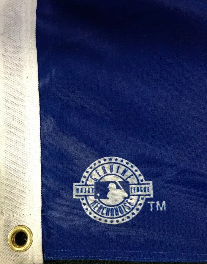 Ron Santo Signed Chicago Cubs Blue Flag Banner Mlb Holo Coa Hof Autograph 58X35