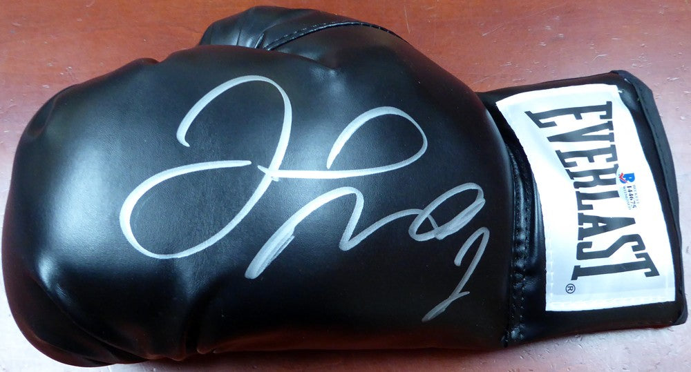 Floyd Mayweather Jr. Signed Black Everlast Glove LH Beckett
