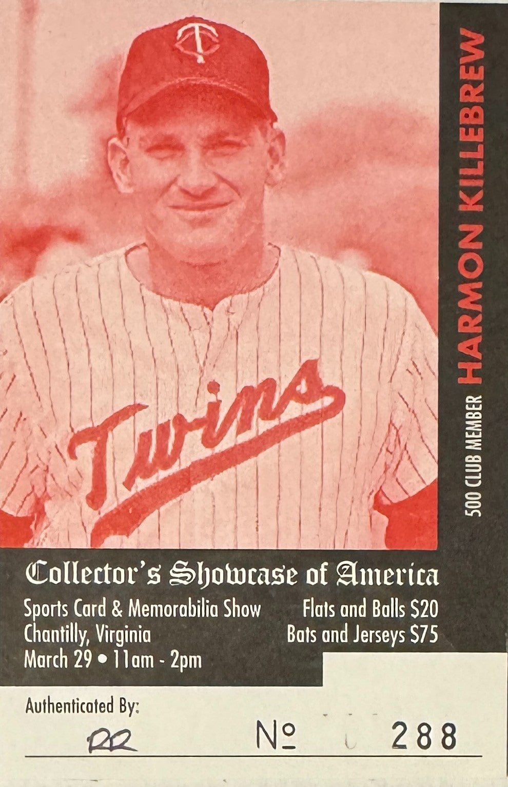 Harmon Killebrew signed Washington Senators 8x10 Photo w/ HOF 84 Framed- COA