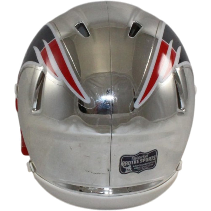 Rob Gronkowski Autographed/Signed Tampa Bay Buccaneers Chrome Mini Helmet 55789