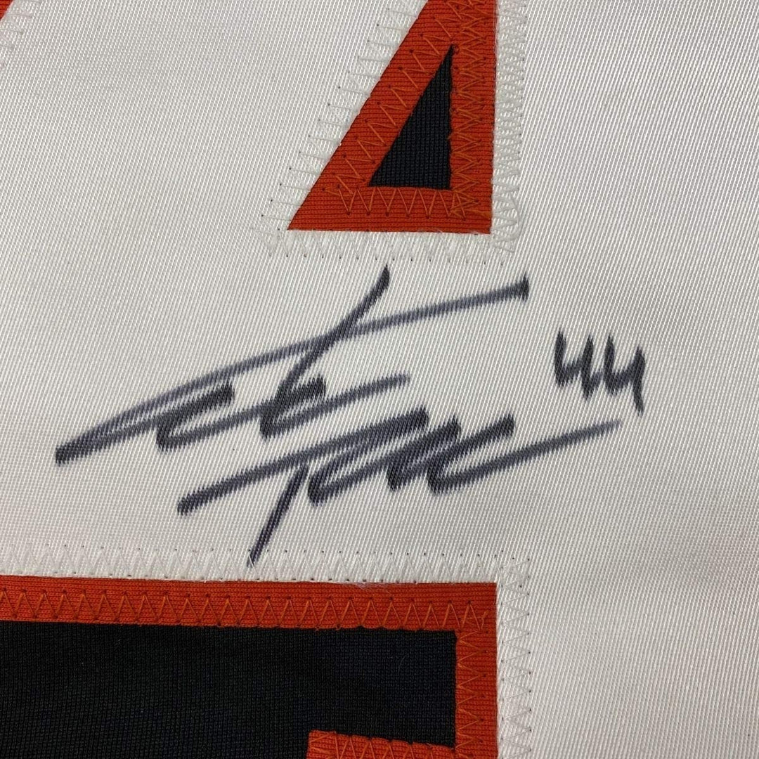 Autographed/Signed KIMMO TIMONEN Philadelphia Black Jersey JSA COA Auto