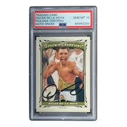 Oscar De La Hoya Signed 2013 UD Goodwin Champions #130 Card PSA/DNA Gem 10