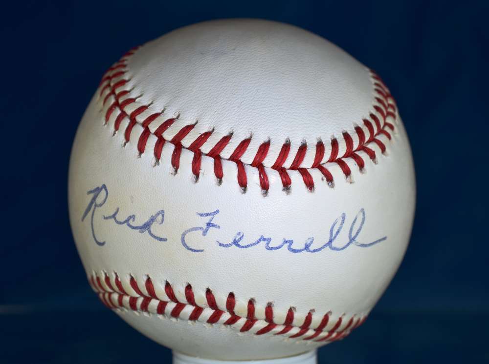 Rick Ferrell Psa/dna Signed American League Certified Baseball Autograph