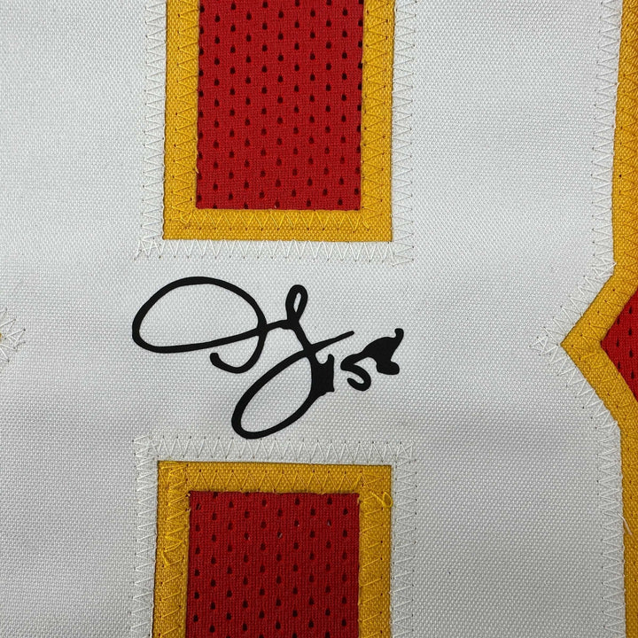 Facsimile Autographed Derrick Thomas Kansas City Red Reprint Jersey Size Mens XL