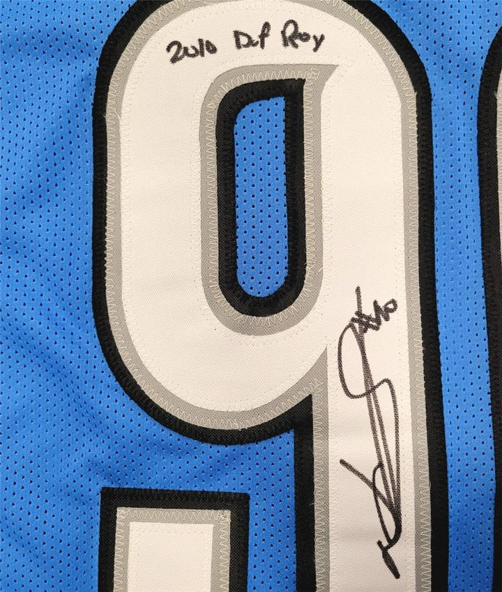 Ndamukong Suh signed "2010 Def ROY" Detroit Lions Jersey autograph BAS Beckett