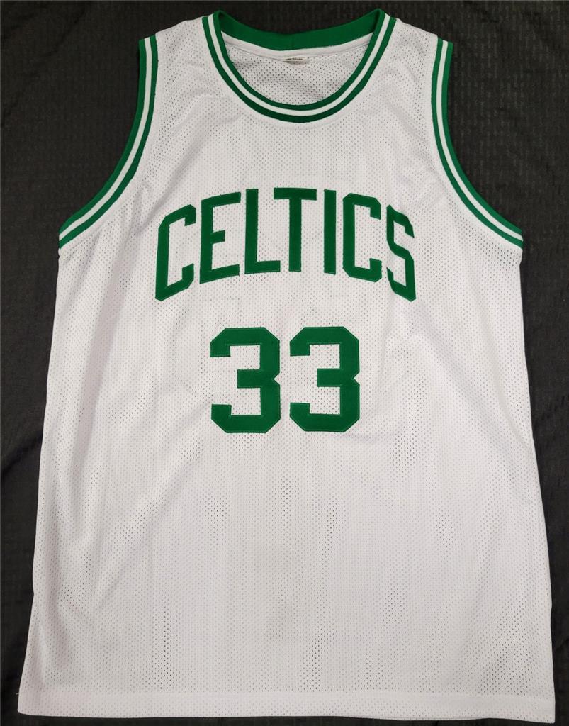 Larry Bird signed White Boston Celtics Jersey Autograph ~ Bird Hologram