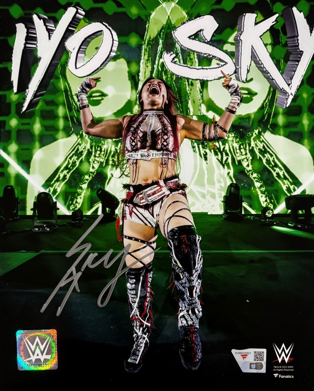 Iyo Sky Signed 8x10 WWE Photo Fanatics
