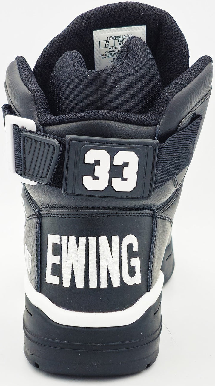 Patrick Ewing Auto Black Athletics 33 HI Shoe Knicks Size 13 W/ Box BAS