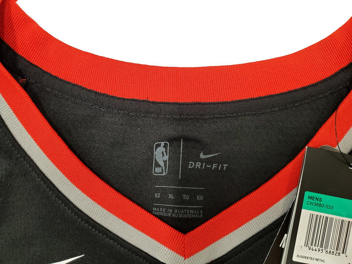Portland Trail Blazers Damian Lillard Signed Black Nike Jersey Size XL Beckett