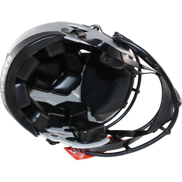 Staubach Dorsett Pearson Signed Dallas Cowboys Pro Rave Helmet Beckett 54616