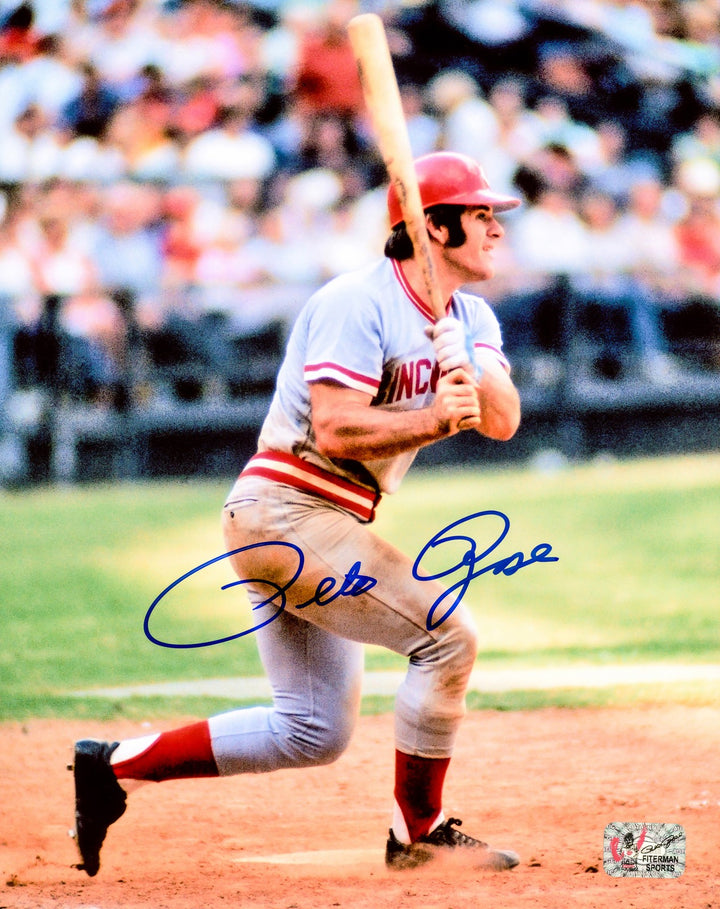 Pete Rose Signed Framed 8x10 Photo Cincinnati Reds PR Holo