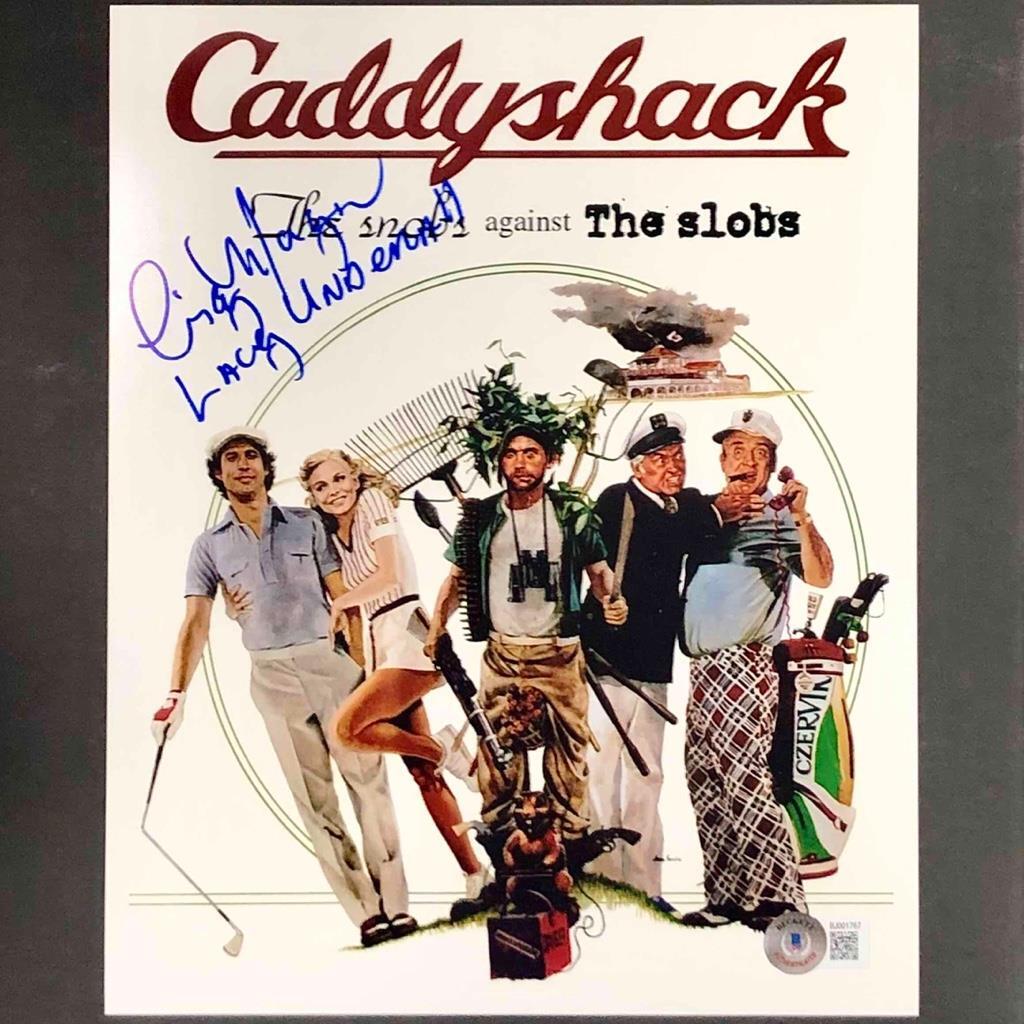 Cindy Morgan "Lacey Underall" signed Caddyshack 8x10 Movie Poster Photo BAS holo