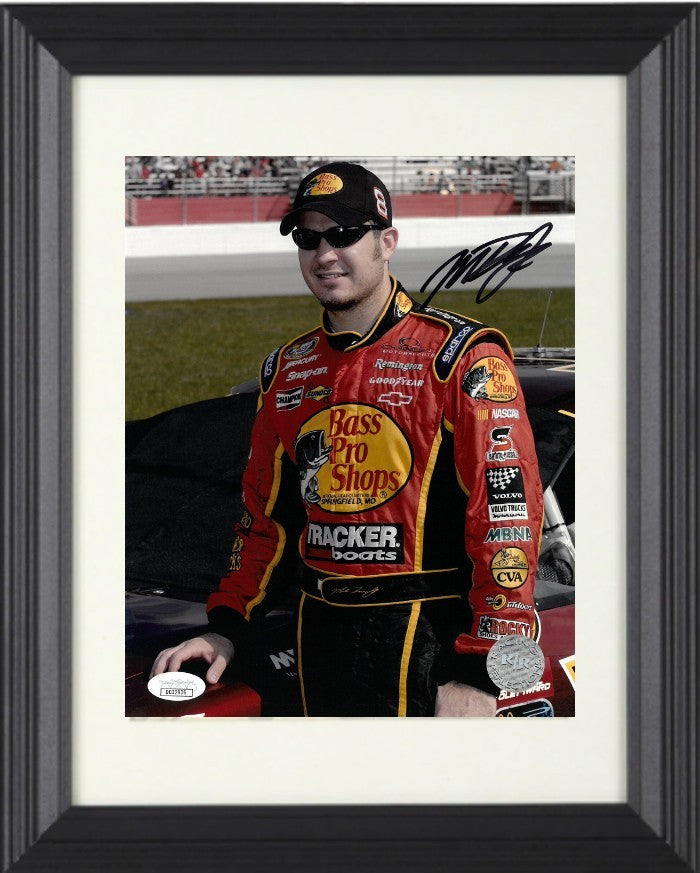 Martin Truex Jr. signed NASCAR Bass Pro Shops 8x10 Photo Framed- JSA #DD32936
